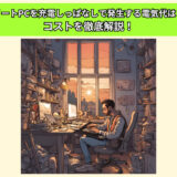 ノートパソコンを充電しっぱなしにすると電気代はどれくらい？月々のコストを徹底解説！