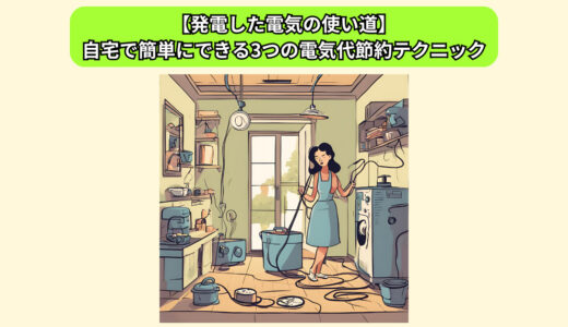 【発電した電気の使い道】自宅で簡単にできる3つの電気代節約テクニック！