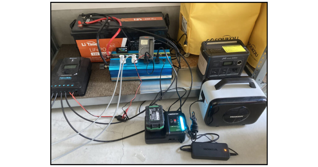 まとめて充電しすぎて停止してしまう