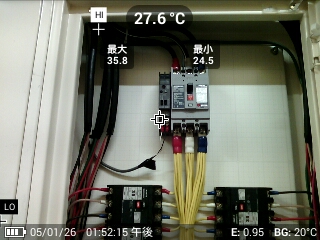 カメラモードの画面